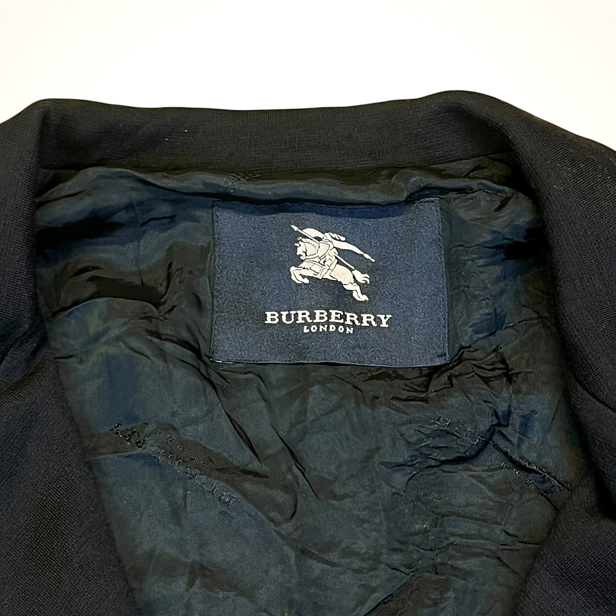 Burberry London Wool Blazer (Navy)
