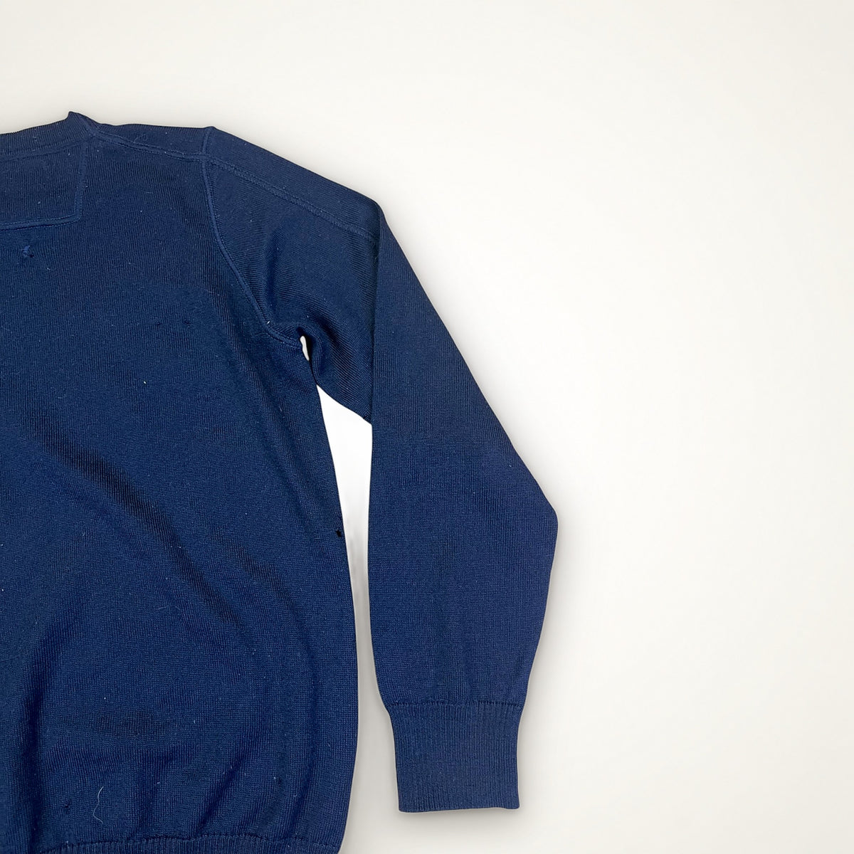 Stone Island Junior Wool Crewneck Sweater (Navy)