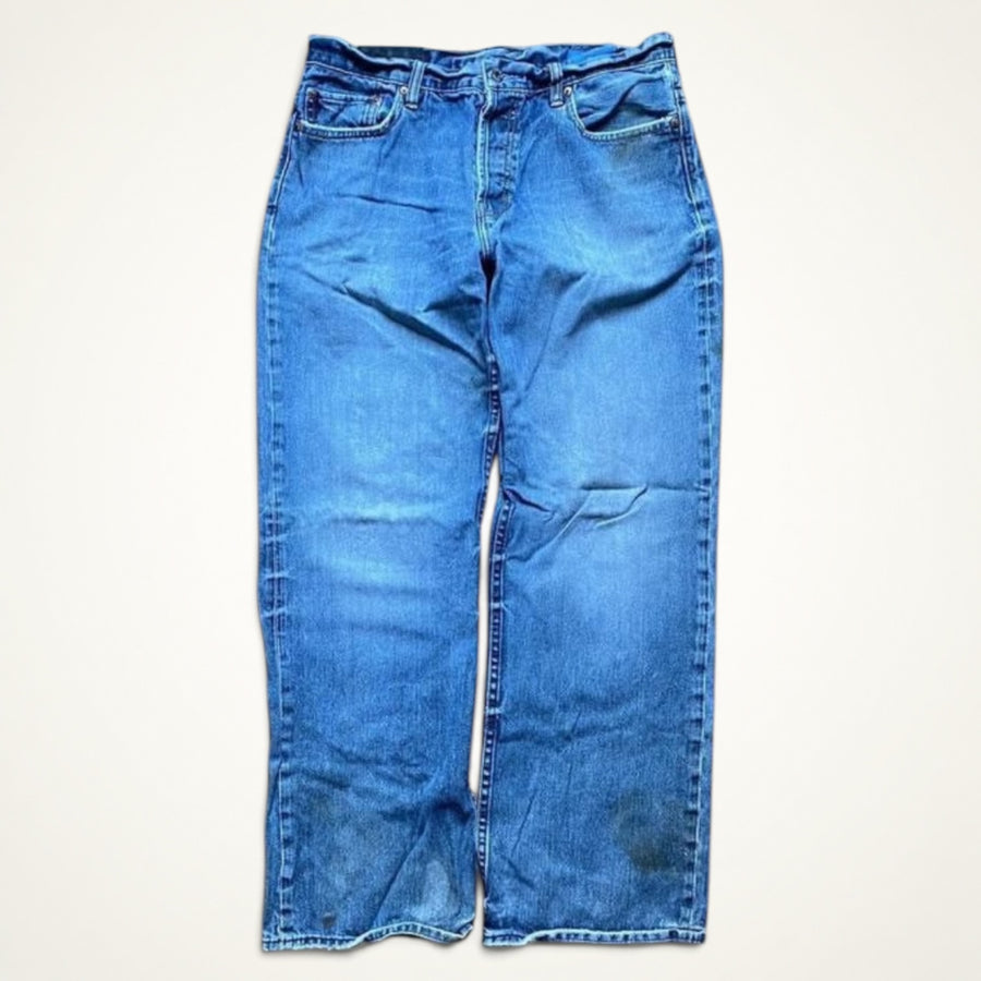 Y2K Relaxed Jeans (Light Wash)