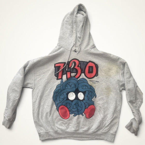 Tangela 730 Graphic Hoodie (Grey)
