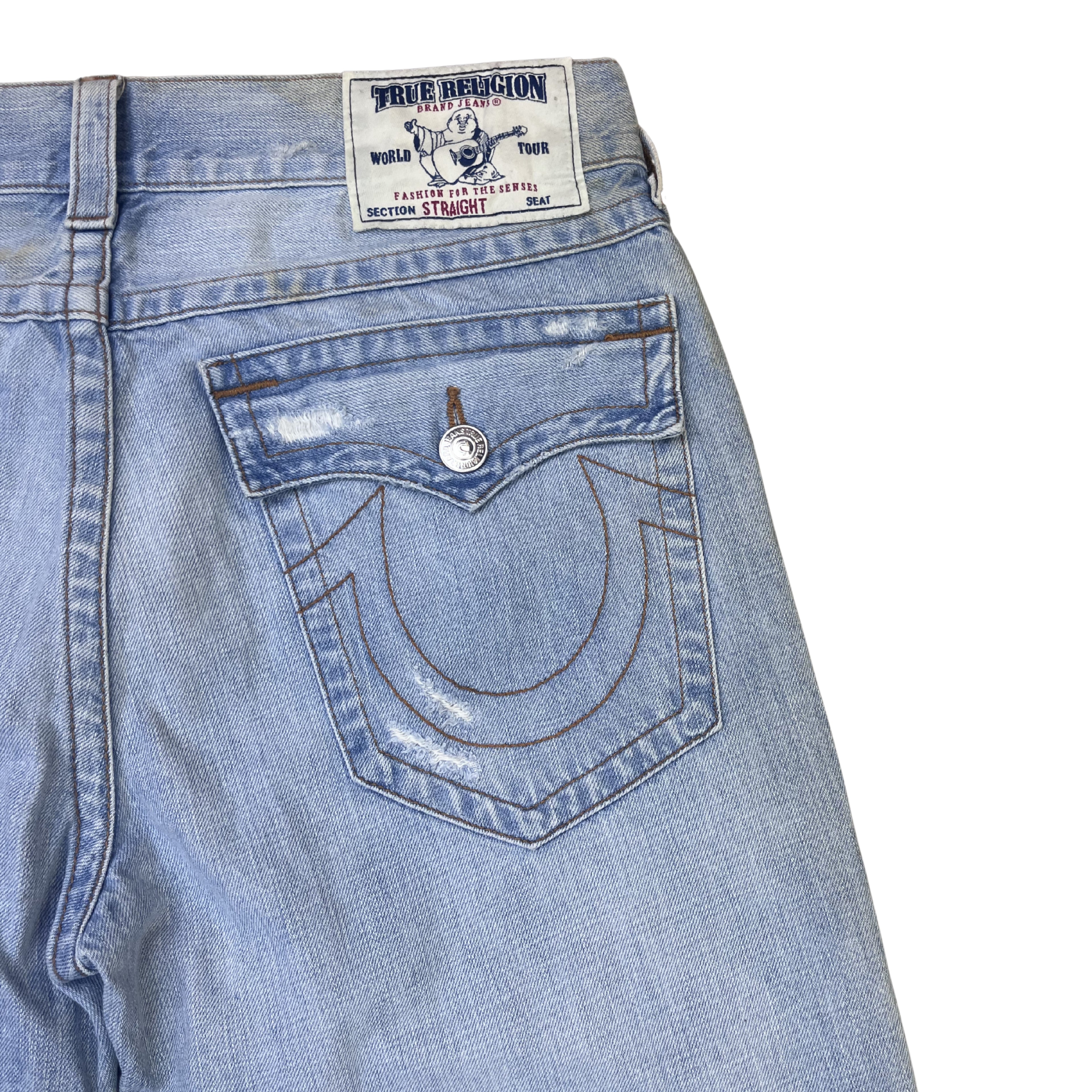 TRUE RELIGION STRAIGHT – LIGHT CLEAN