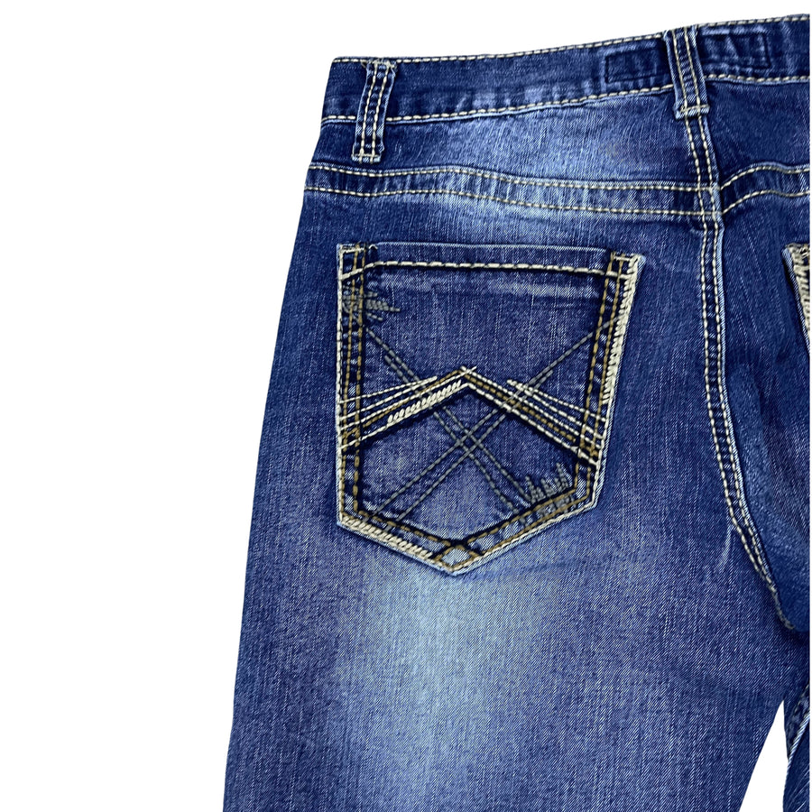 Y2K DENIM – LIGHT WASH HEAVY STITCH