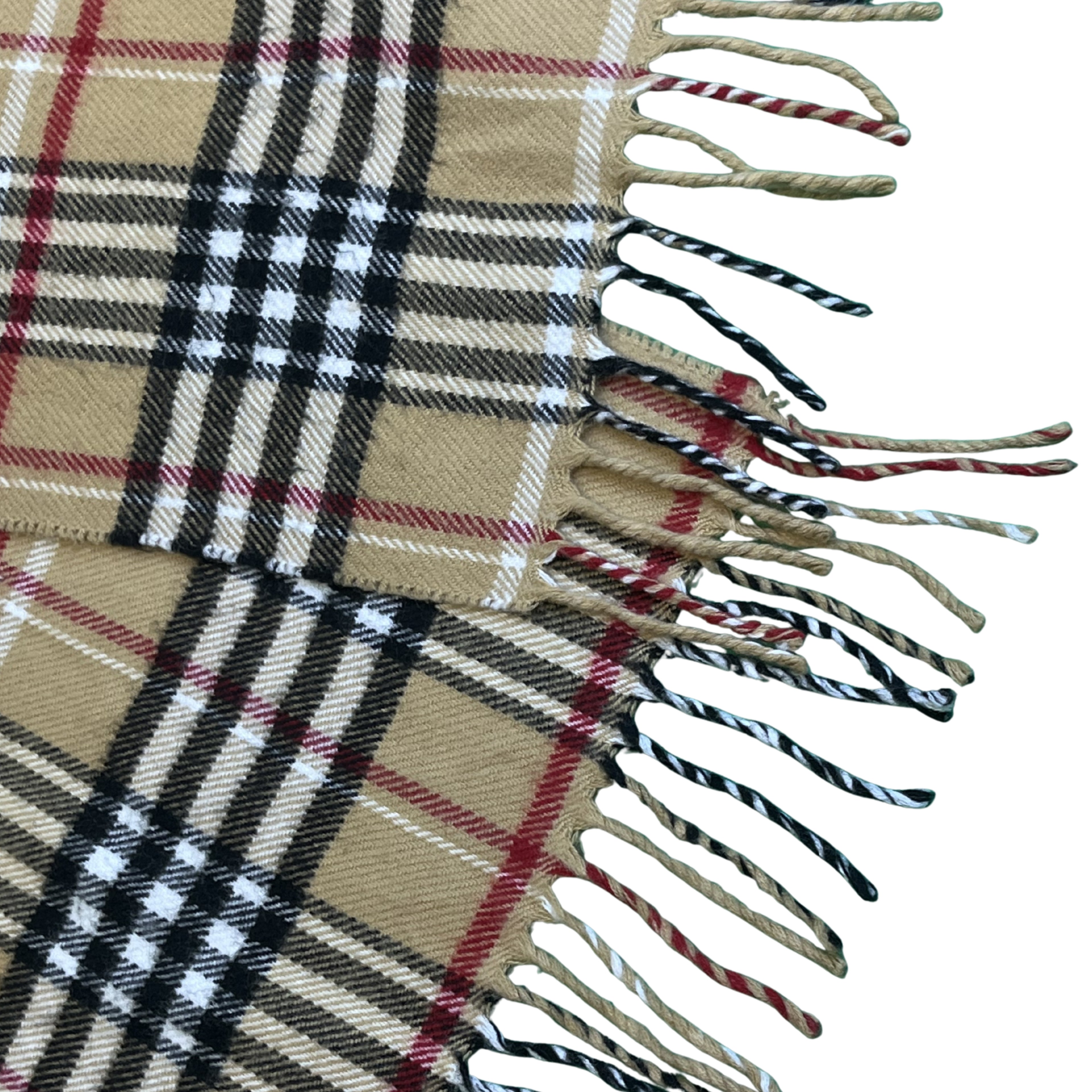 Burberry klasická béžová kostkovaná šála