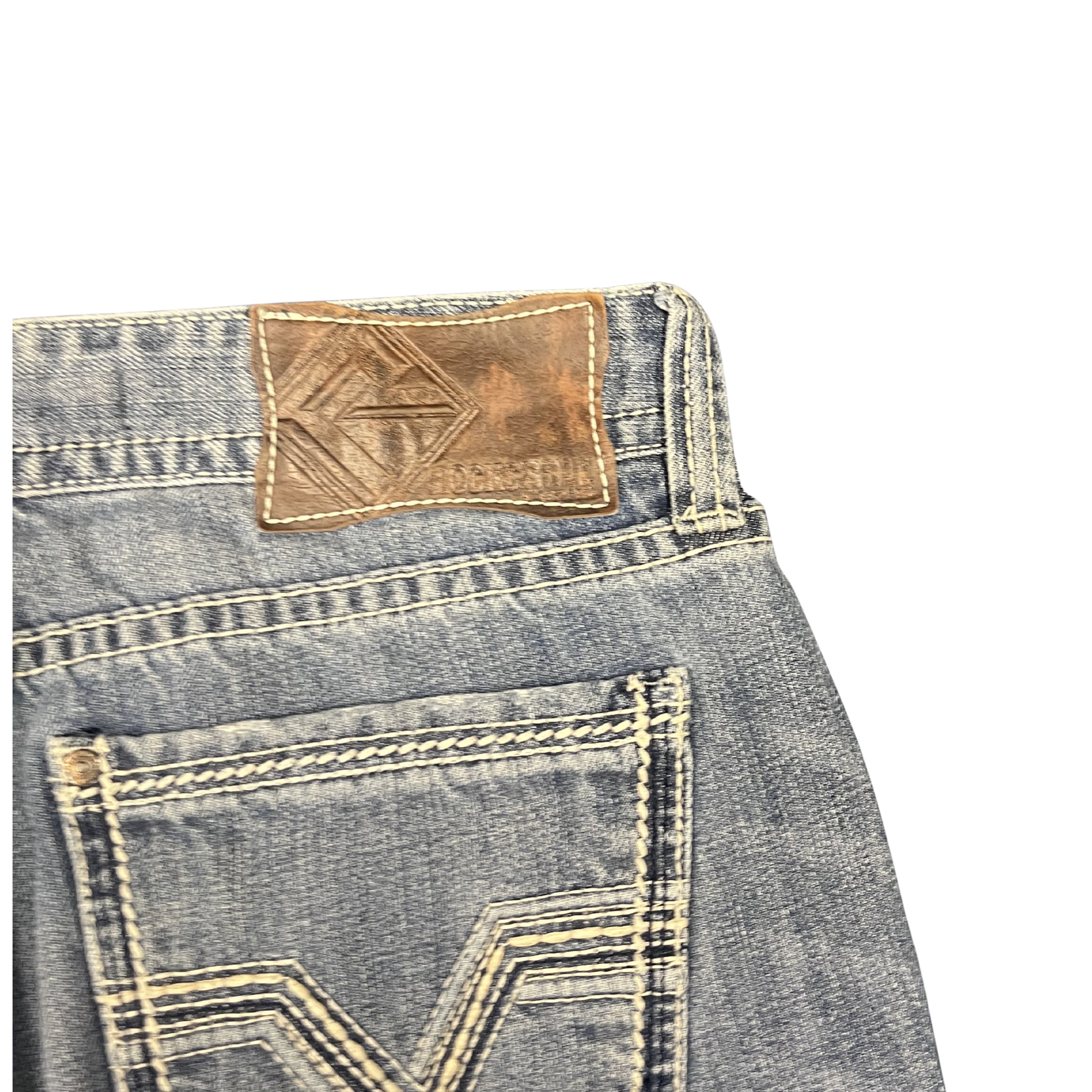 Vintage Washed Straight Denim