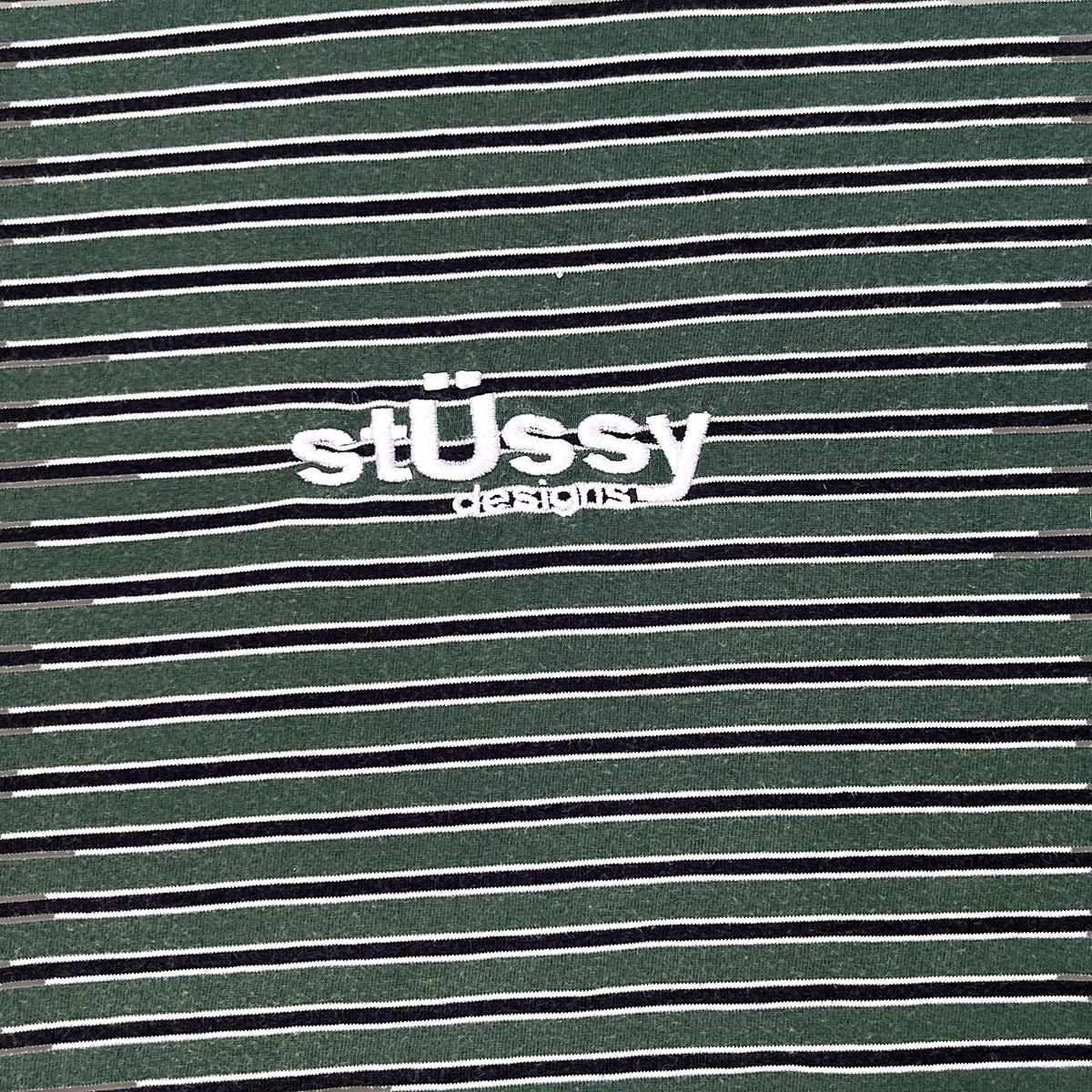 Stussy Australia Striped T-Shirt – Green XL