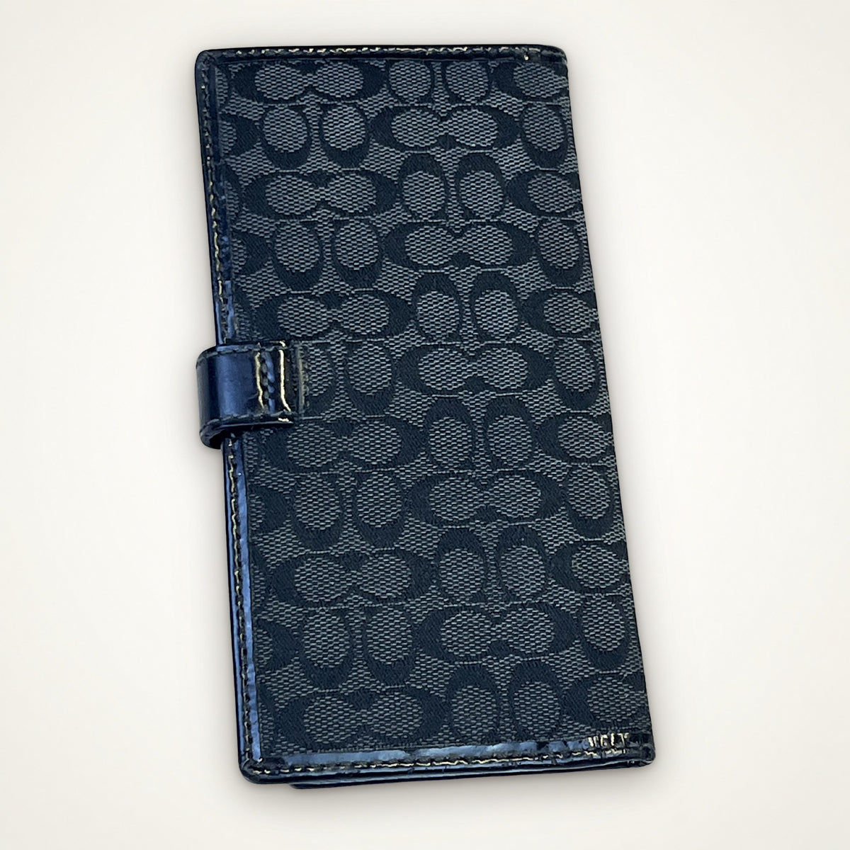 Coach Signature Long Wallet (Black)