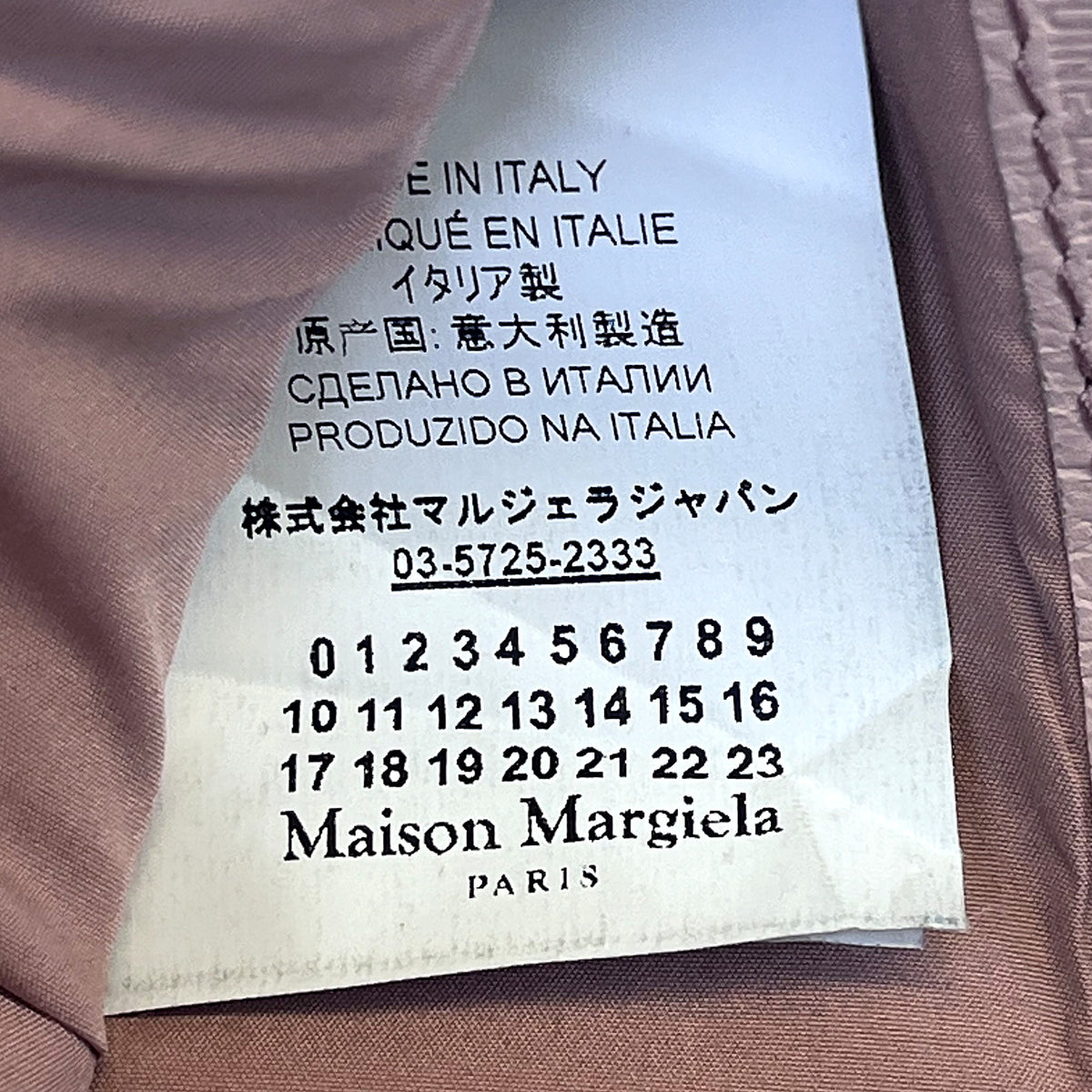 Maison Margiela – mini kožená peněženka (envelope / 4-stitch)