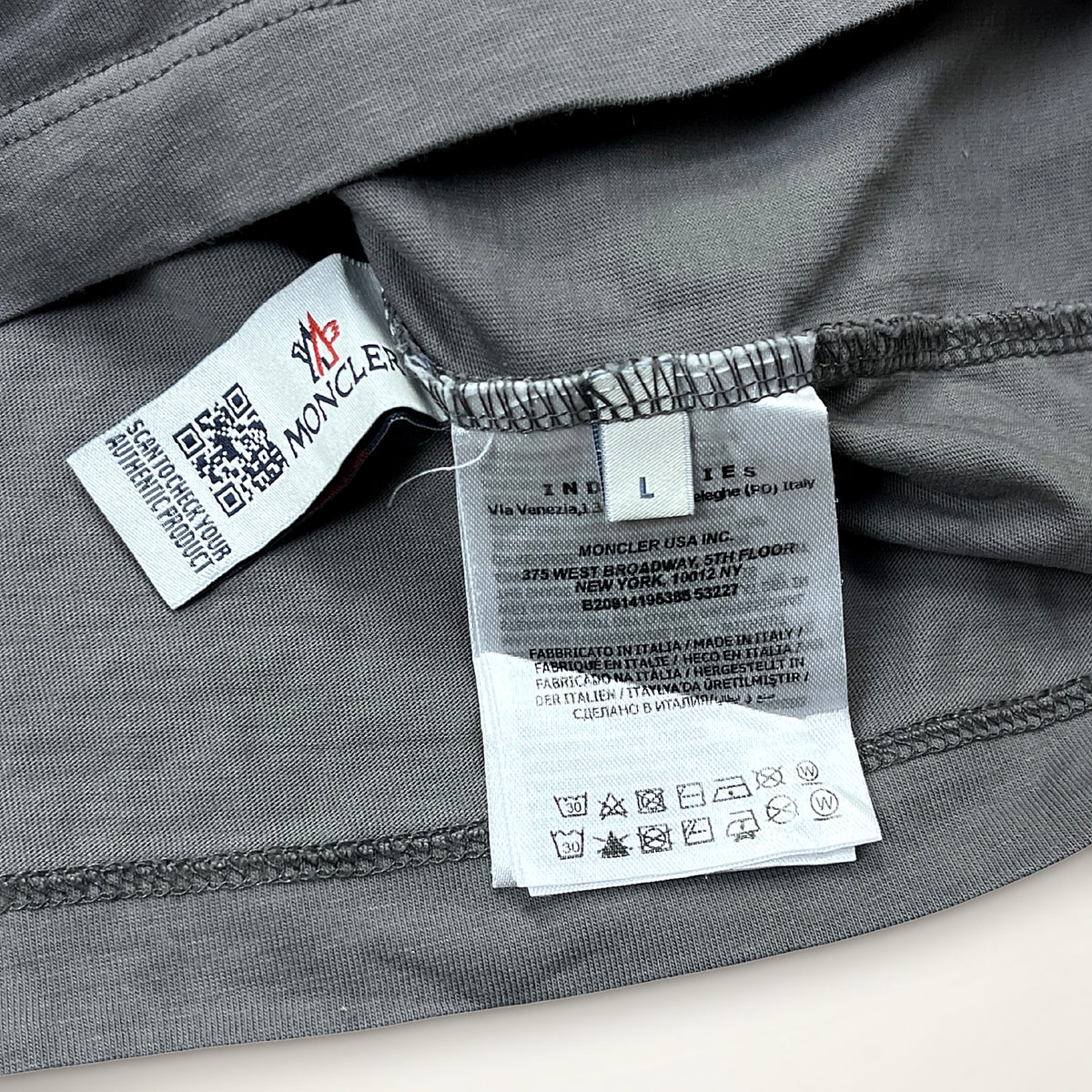 Moncler Slim Fit T-shirt – Grey