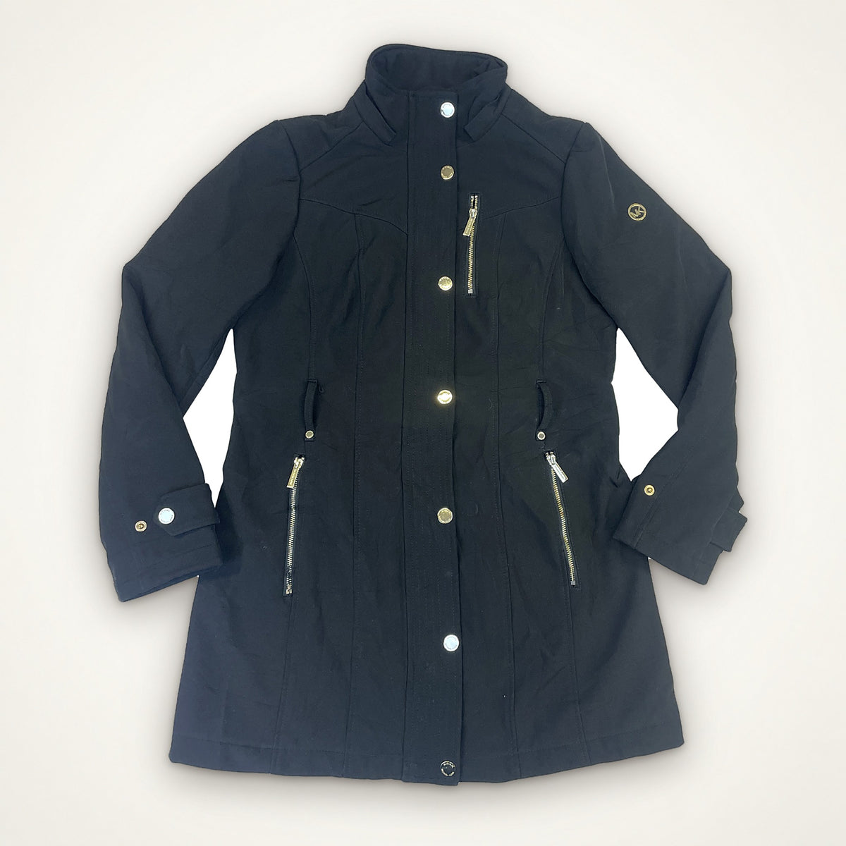 Michael Kors Quilted Coat (Black)