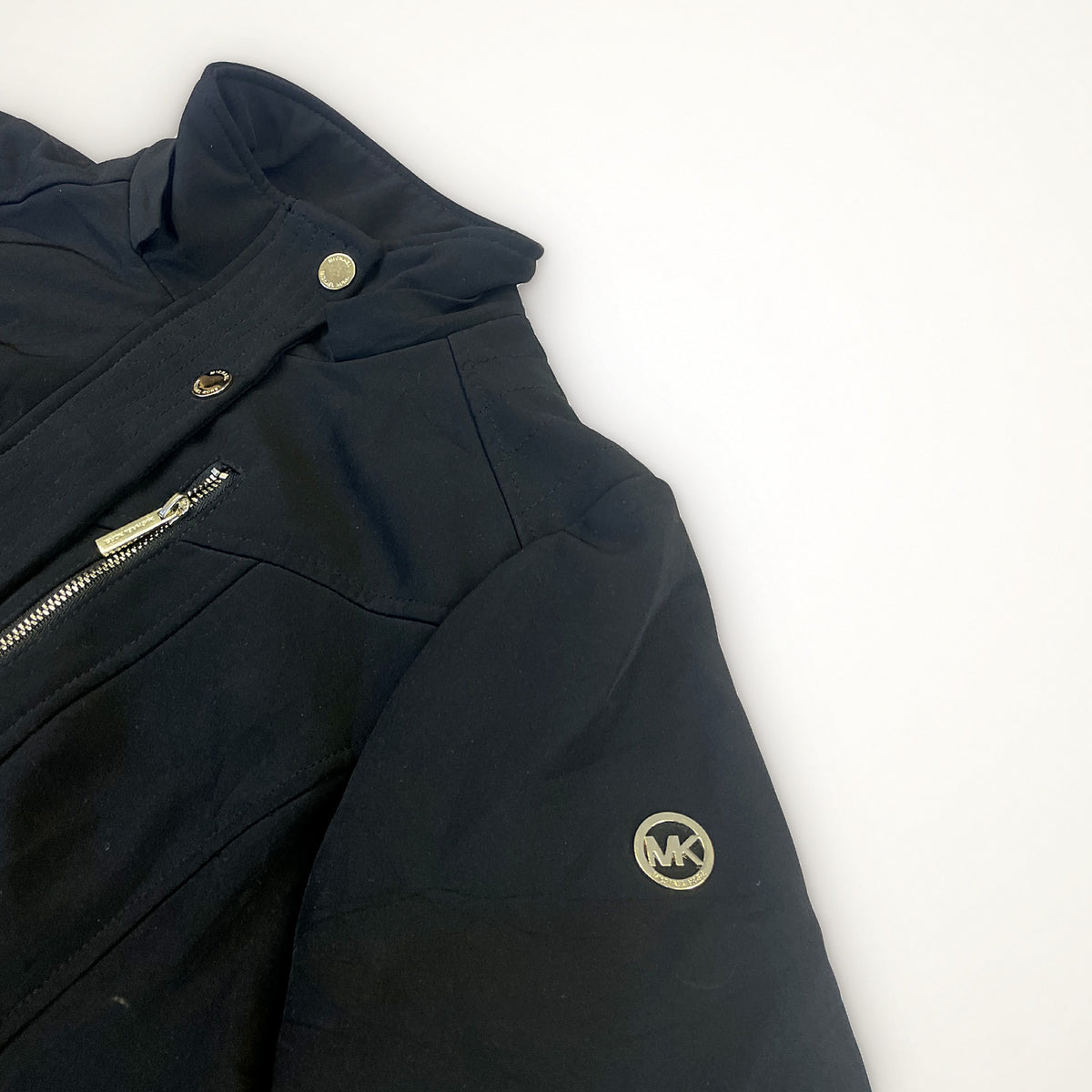 Michael Kors Quilted Coat (Black)