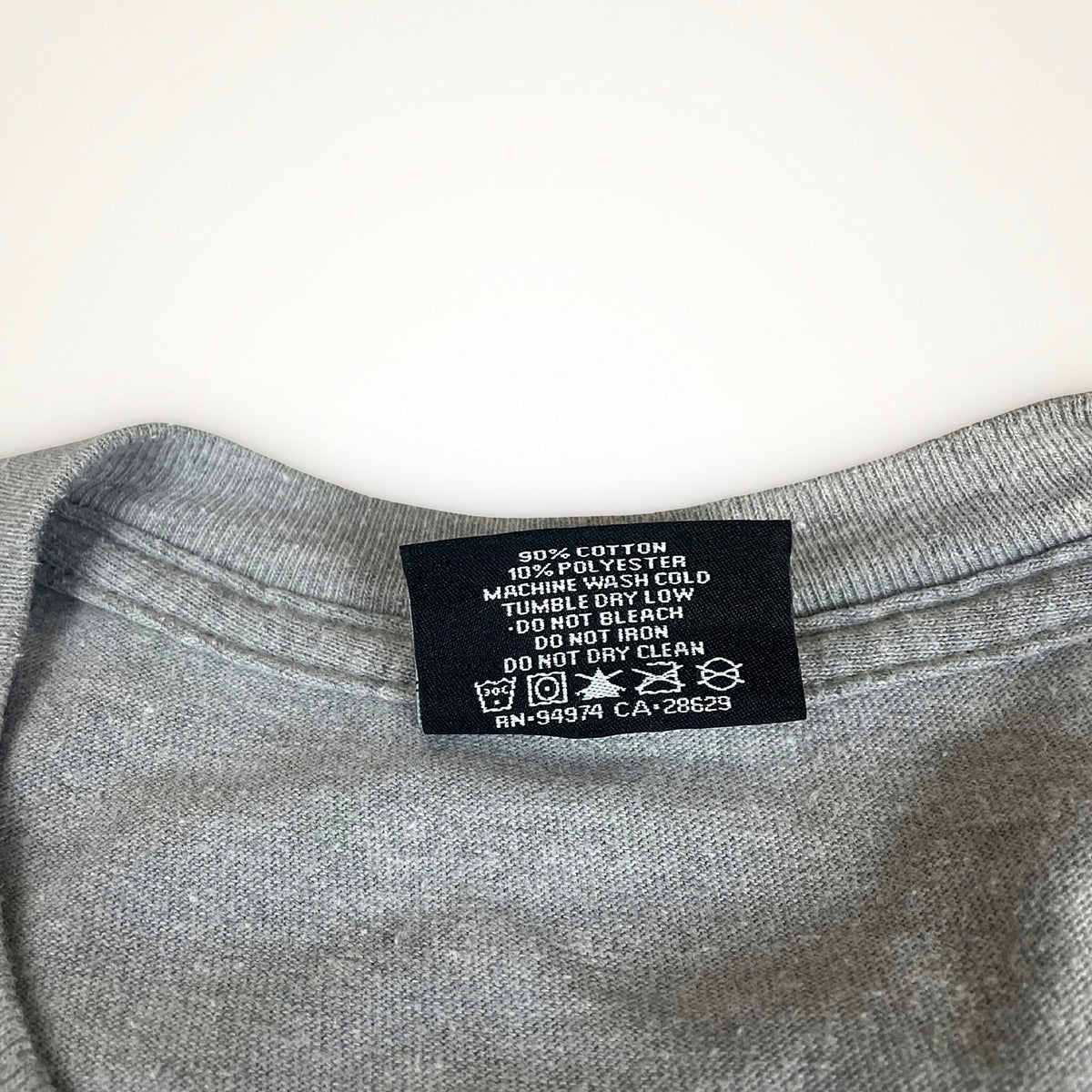 Stüssy "Stock Logo" Basic Tee – Grey Heather / L