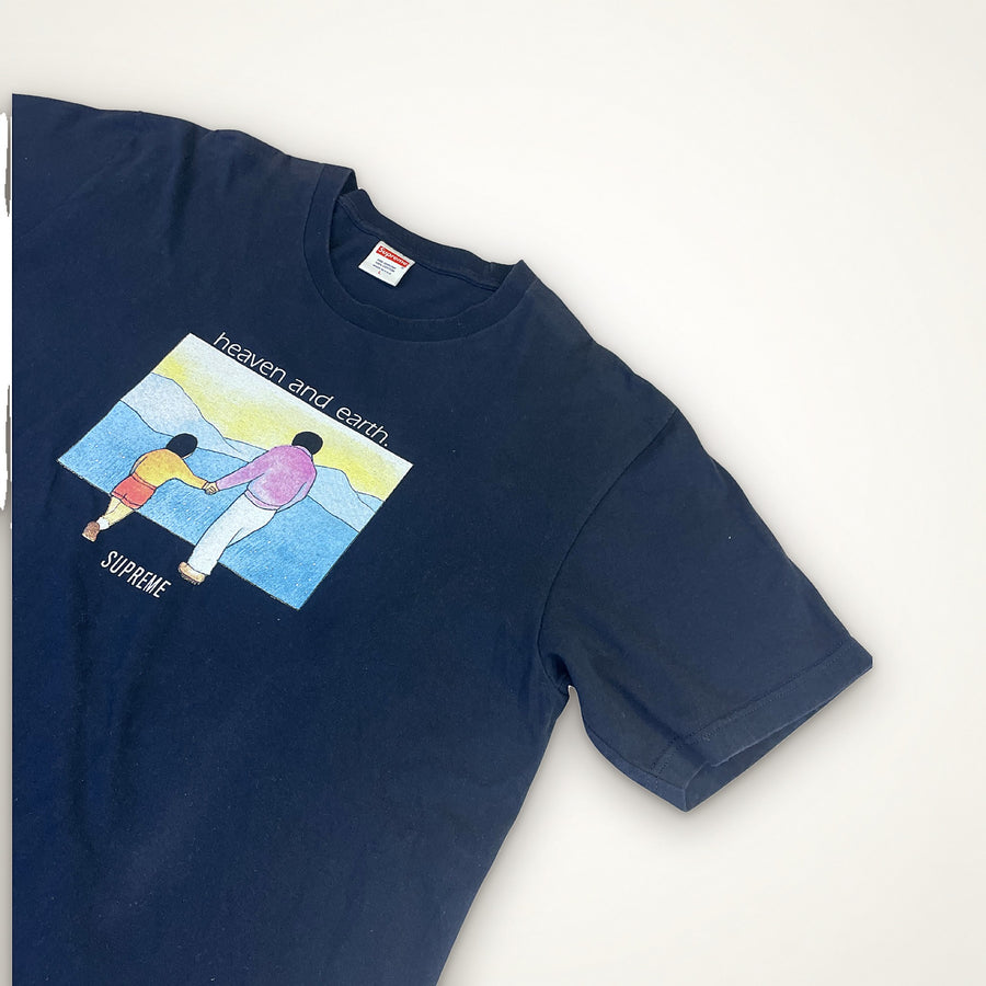 Supreme “Heaven and Earth” Tee (Navy)