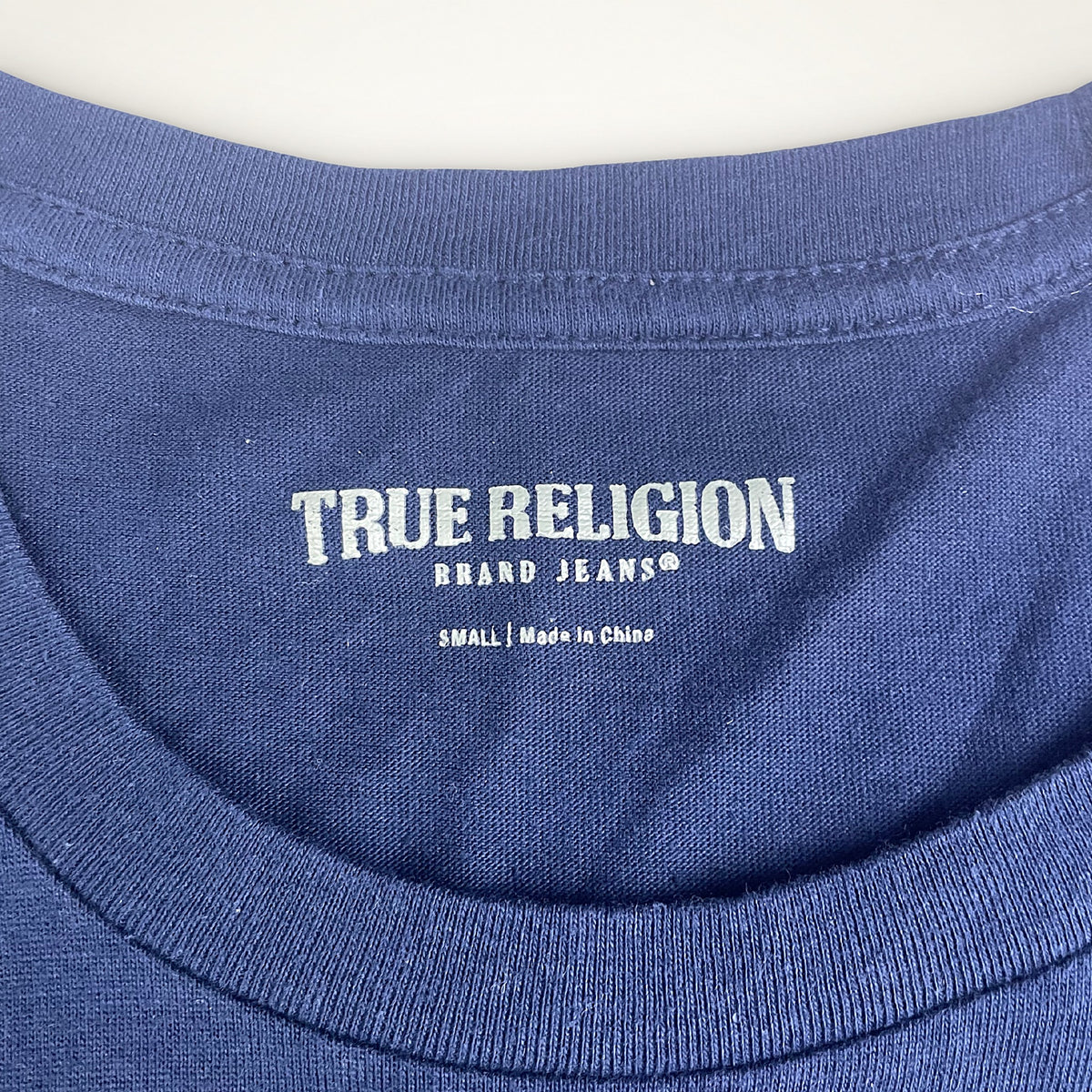 True Religion Buddha Logo Tee (Navy)