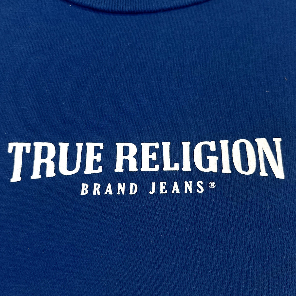 True Religion modré tričko (logo)
