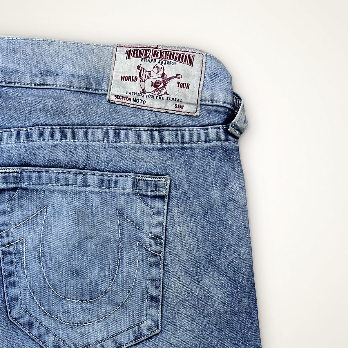 TRUE RELIGION MOTO BIKER – LIGHT WASH