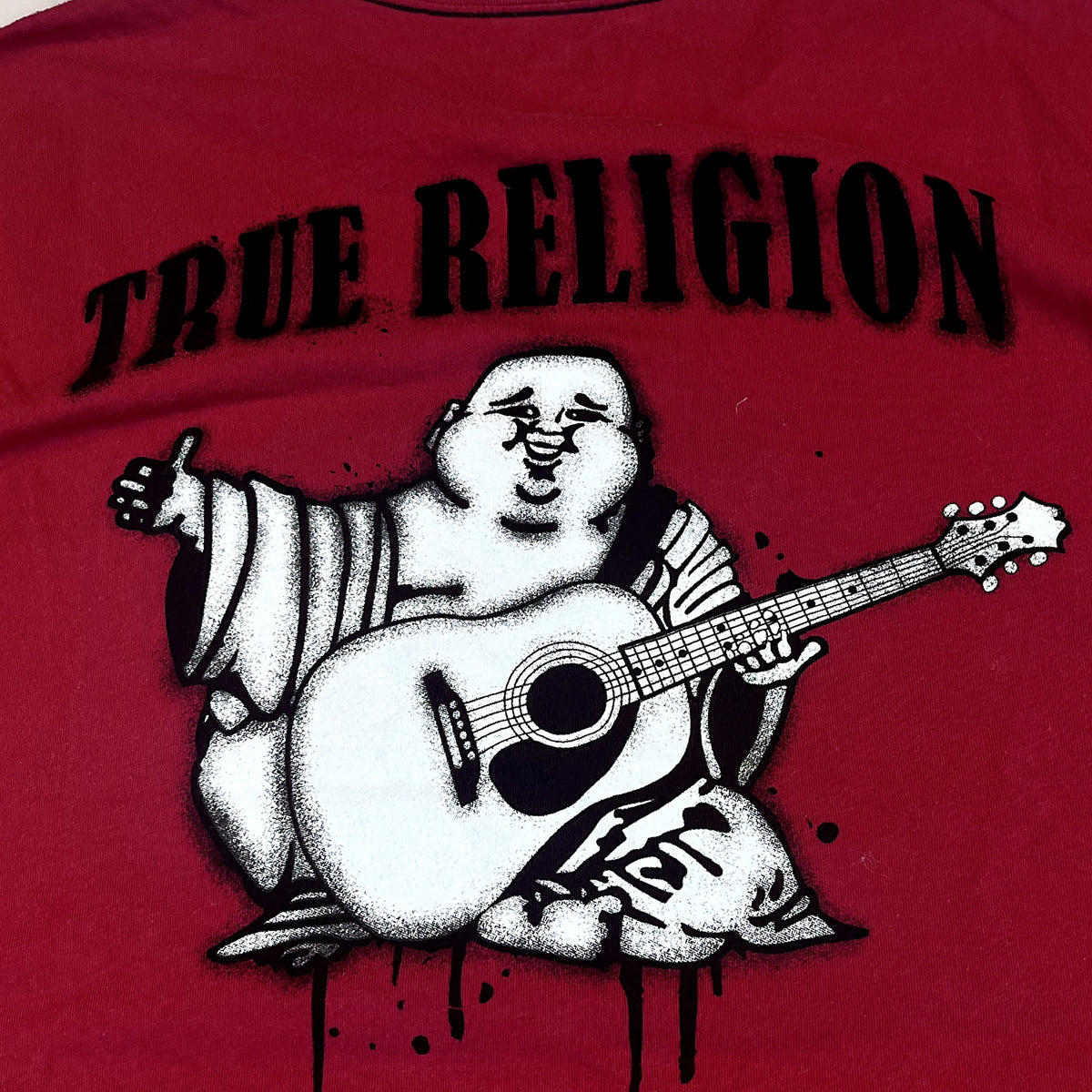 True Religion “World Tour” tričko (red)