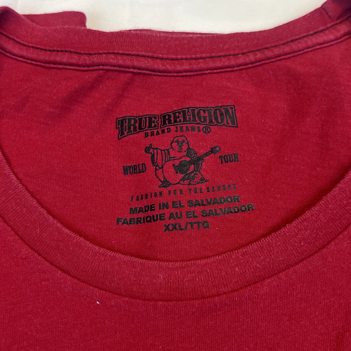 True Religion “World Tour” tričko (red)