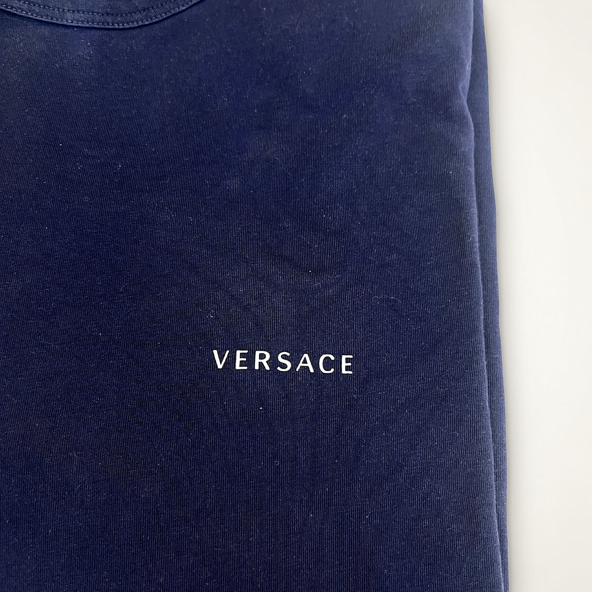 Versace navy tričko (small logo)