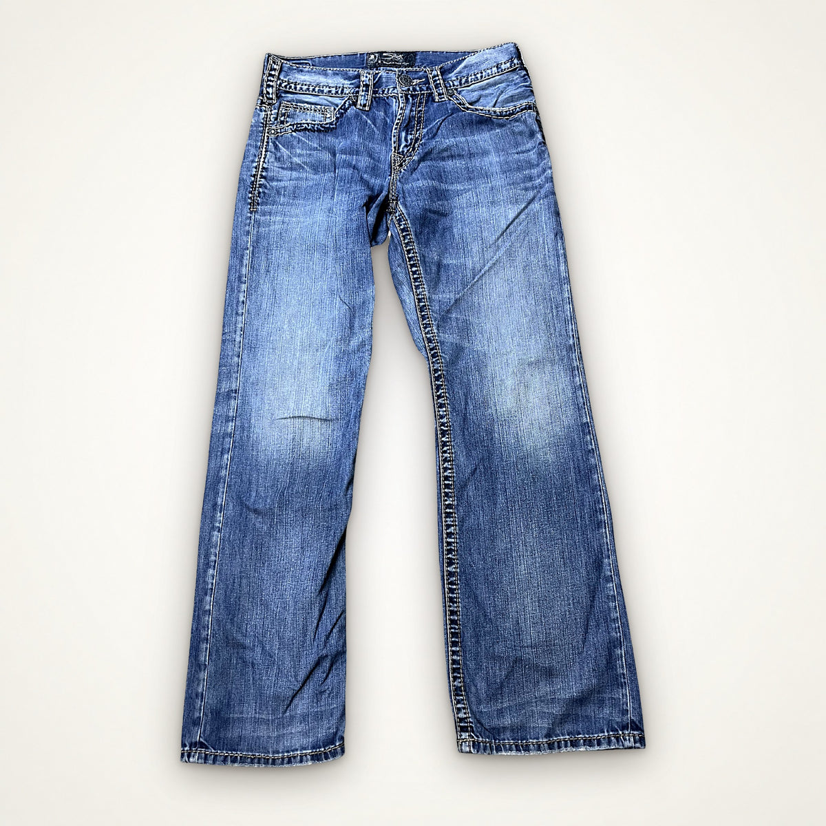 Y2K jeans- Washed straight fit